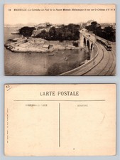 Marseille Postcard La Corniche Le Pont de la Fausse Monnaie Antique Viewcard