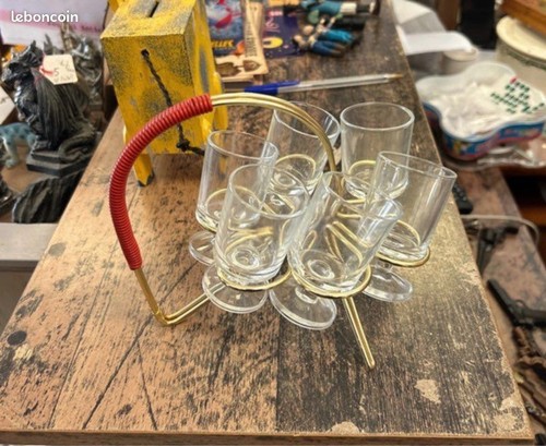 Service liqueur vintage des - service,