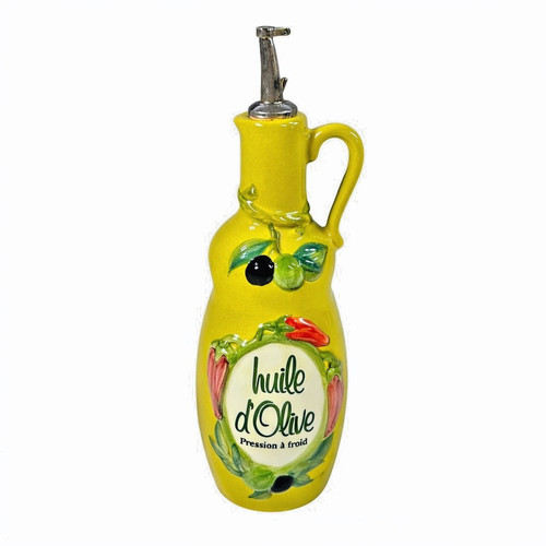 Vintage ceramic olive oil - ceramic,