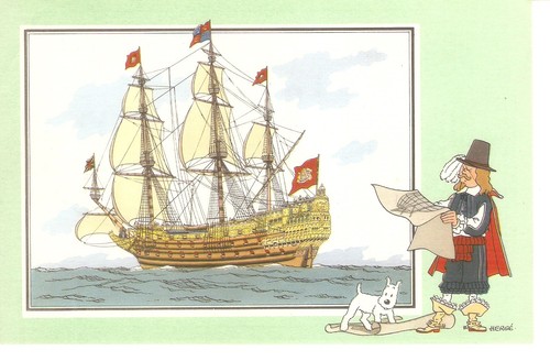 Herge grande carte - herge,