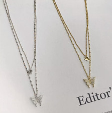 Collier papillon élégant