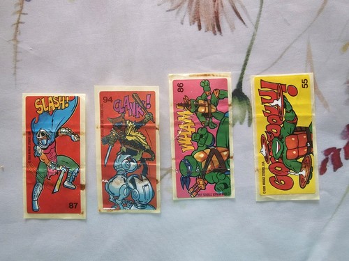 Lot autocollants chewing gum