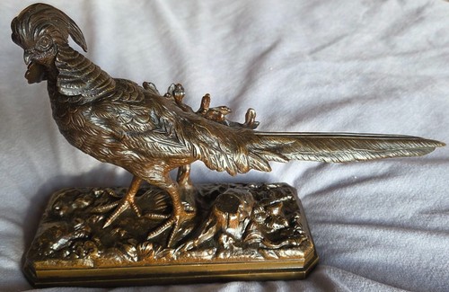 Bronze animalier faisan - bronze,