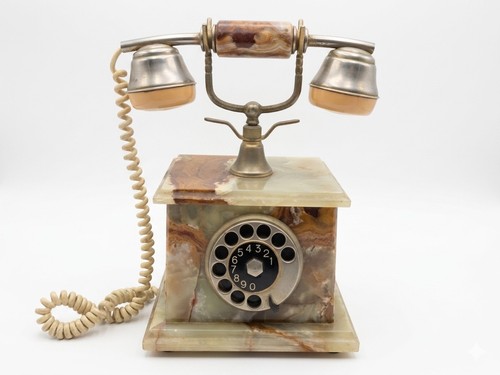 Téléphone fixe cadran - téléphone,