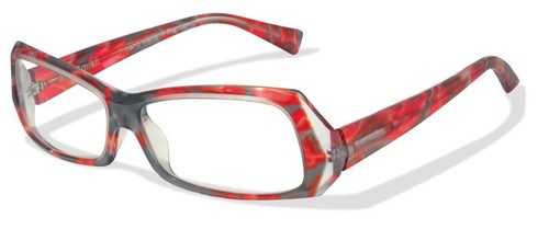Lunettes vue rouges gris - de,