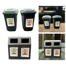 Modèle réduit de poubelle à