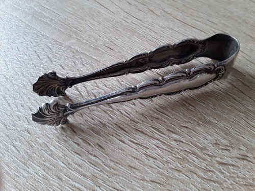Pince sucre métal - en,