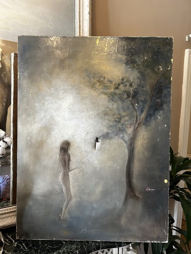 Tableau huile sur toile - tableau,