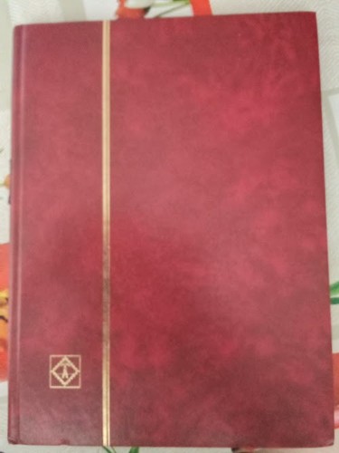 Album timbres rouge pages - album,