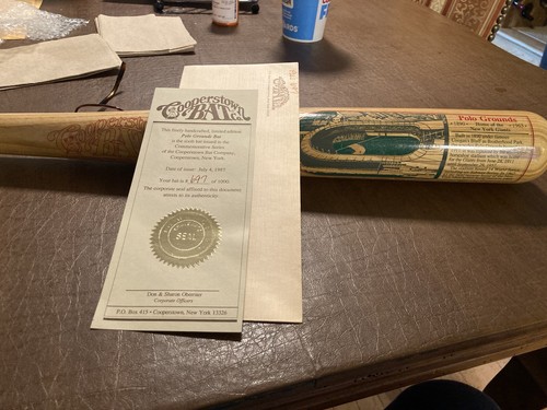 Polo grounds cooperstown bat - cooperstown,