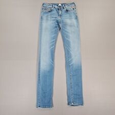 Replay Womens Jeans Blue W28 L32 Skinny Fit Low Rise Stretch Denim