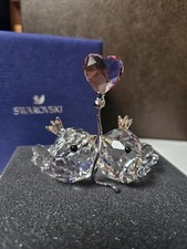 SWAROVSKI Lovebirds Couple D'inséparables Coeur Rose 5492226