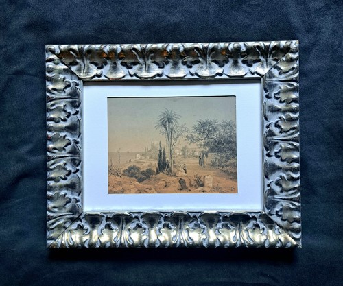 Tableau orientaliste aquarelle - tableau,