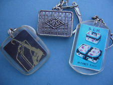 Keychain - Keychain - Lot of 3 Suitcases Luggage Vintage Sixties - Suitcase Luggage