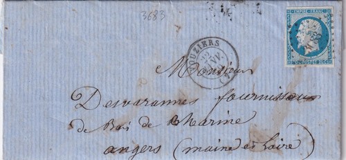 Lettre avec 20 c - 🦬lettre, -20