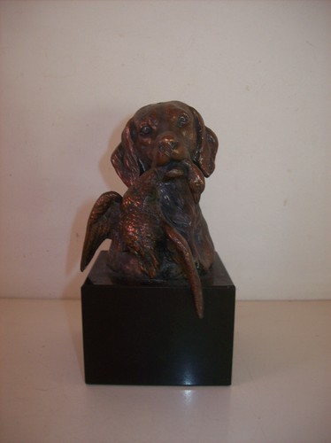 Sculpture bronze tête de - bronze,