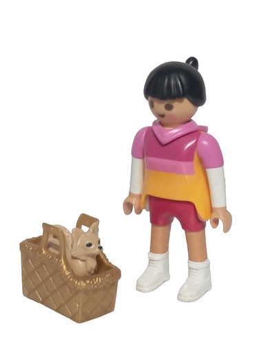 Playmobil figurine fille - playmobil, avec
