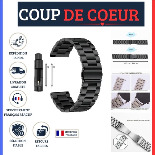 Bracelet montre métal - de,