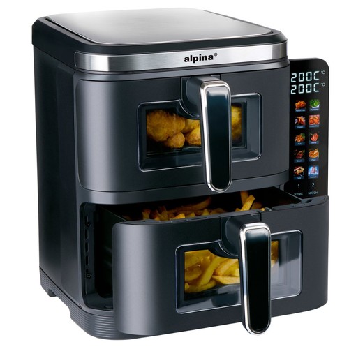Alpina air fryer double xxl - fryer,