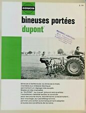 leaflet brochure GOUGIS binous Auneau 28 tractor traktor prospectus