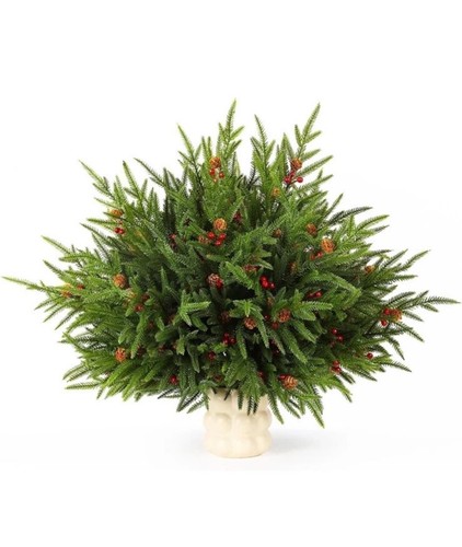 24pcs artificial pine - 24pcs, 17"