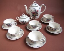 Service à Café Cafetière Tasse Sucrier Vieux Strasbourg Villeroy & Boch