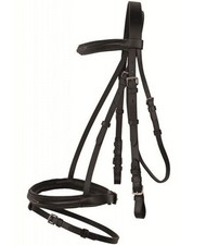 Bridon anglais Jana en cuir