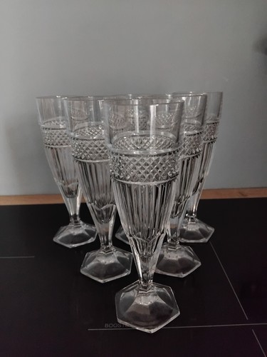 Verres champagne cristal - 6,