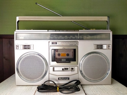 National vintage boombox radio - vintage,
