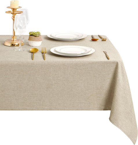 Nappe beige aspect lin - nappe,