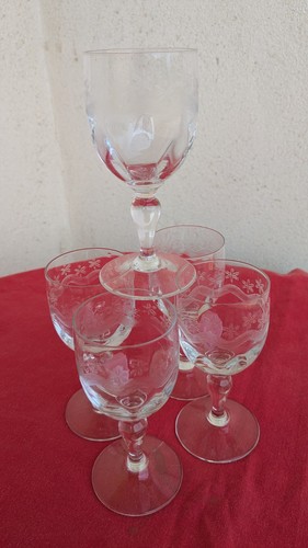 Anciens verres gravés - anciens,