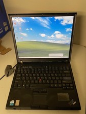 Lenovo IBM ThinkPad T60 Type 1951 Core Duo Window XP Pro Office  #606A