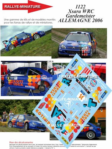 Decals ref 1122 citroen - decals,