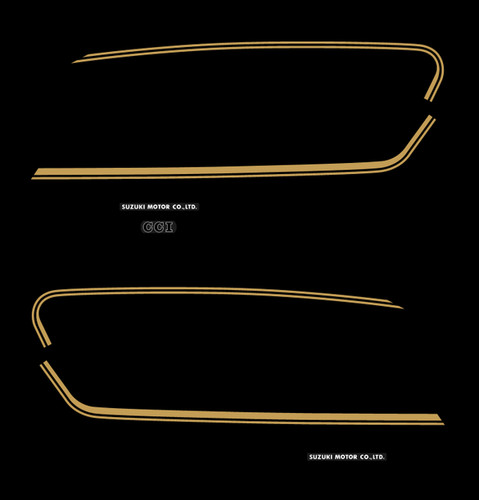 Suzuki gt550 kit sticker - m,