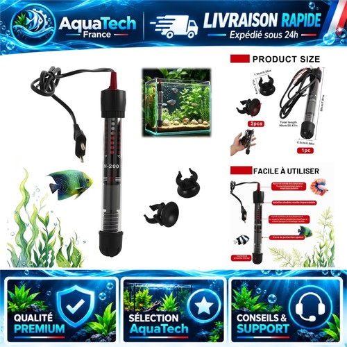 Chauffage aquarium submersible - chauffage,