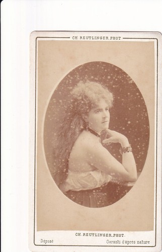 Photo cdv actrice - cdv,