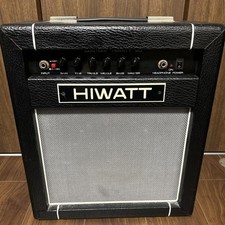 HIWATT CUSTOM 20 Guitar Amplifier Black with EQ & Headphone Output - Tested