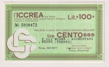 Miniassegni  18.02.77  F.LLI MOSER - Rif. ICCREA 259