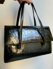 Sac vintage en cuir noir 