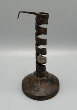 Rat de cave en fer forgé, Bougeoir, Art Populaire, XIXème