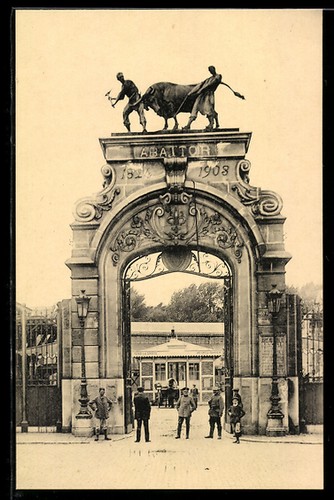 Cpa lille abattoir - cpa,
