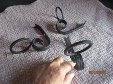 3 Fixations Murales Fer Forgé