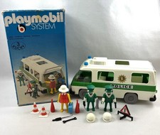 Playmobil 3253 - police truck (1977) - with box - complete