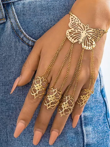 Bracelet main papillon - bracelet,