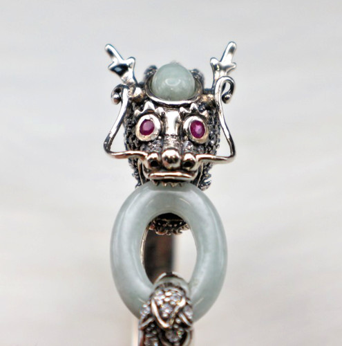 Bracelet dragon jade - bracelet,