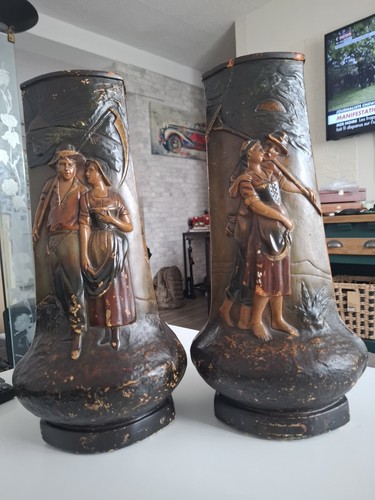 Paire vases anciens - paire, de