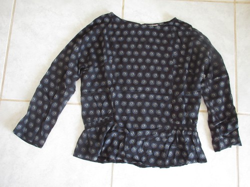 Blouse noire bellerose taille - blouse,