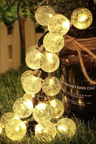 Guirlande lumineuse solaire - , en