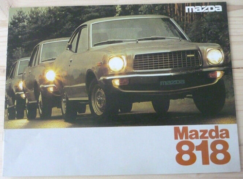 1975 mazda 818 catalogue - mazda,