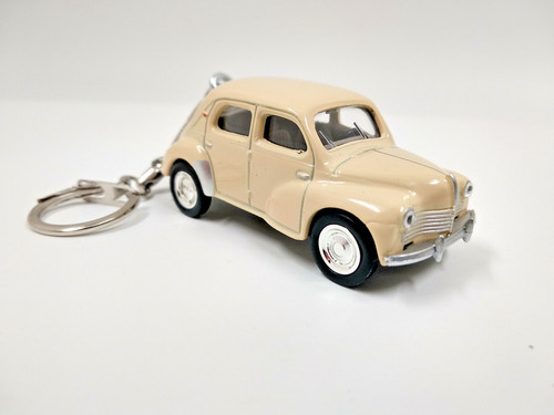 Porte clé renault 4cv - renault, beige